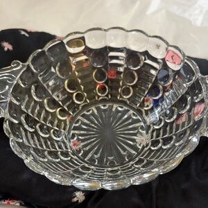 Elegant Clear Glass Bowl